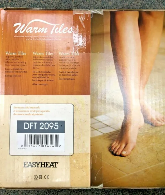 Easy Heat Warm Tiles DFT2095 (F Kit) Floor Warming System