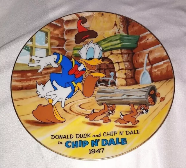 Set of 3 Disneyland Donald Duck 50th Birthday Plate Collection 6.5" Plates 2