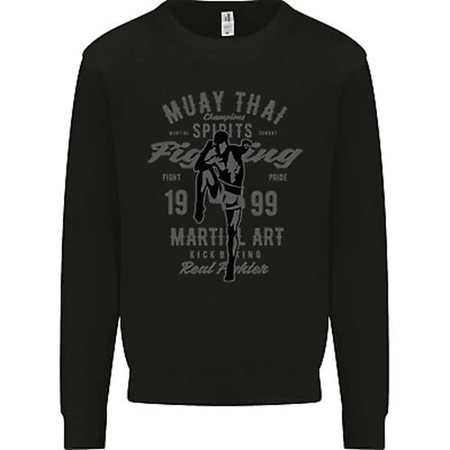 Muay Thai Fighting MMA Martial Arts Gym Mens Sweatshirt Jumper