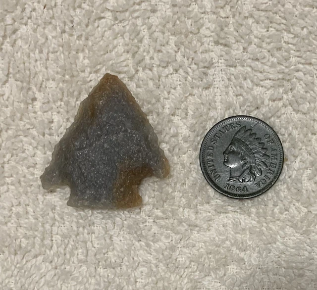Very Nice Colorful Quartzite Point From Berks County Pennsylvania Arrowhead
