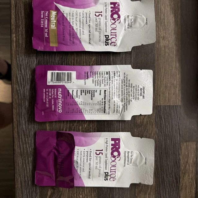60 SACHETS PRO Source Plus High Protein Liquid Supplement 15g of ...