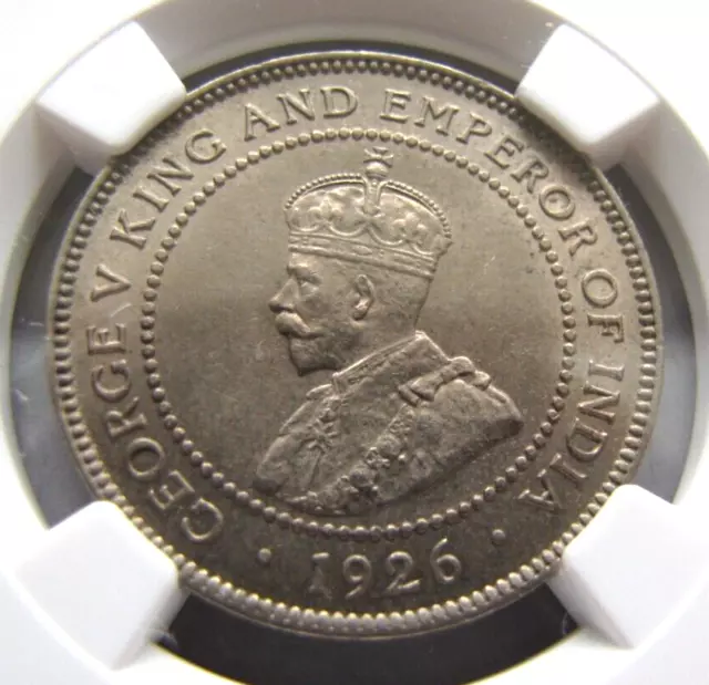 Jamaica KM26 George V Penny 1926 NGC MS 63