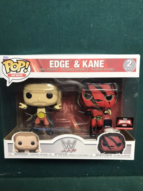 Edge and Kane Funko POP! 2 Pack WWE AEW RARE SPECIAL EDITION