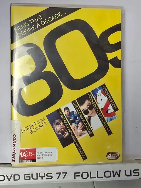 FILMS THAT DEFINE A Decade 80's [DVD]- Region 4 $11.25 - PicClick AU