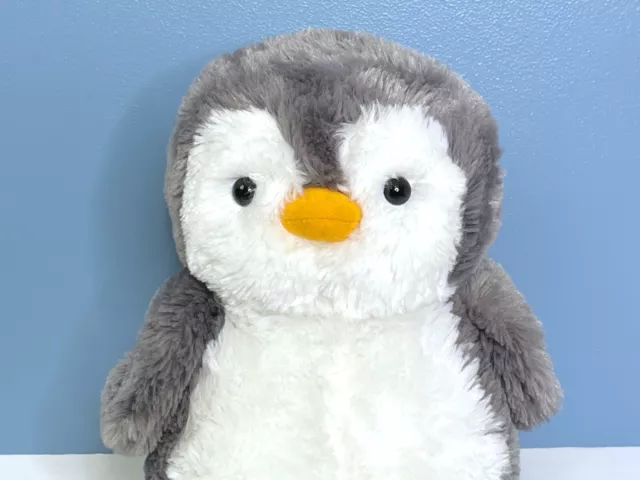 Aurora Destination Nation Fat Gray Penguin Cuddly 11" Plush Stuffed Animal Toy 2