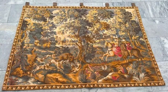 Vintage Tapestry Pictorial French Tapestry Wall Hanging Tapestry Home Decor3x5ft
