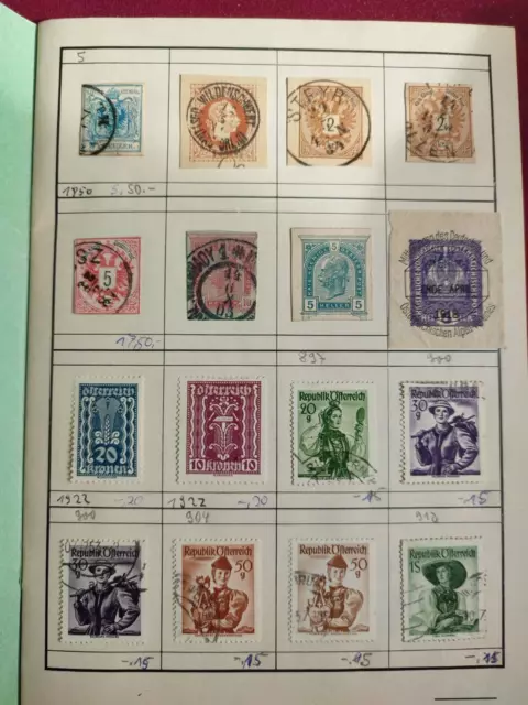 Österreich Briefmarken Alt Kaiserreich ab 1850 Selten!