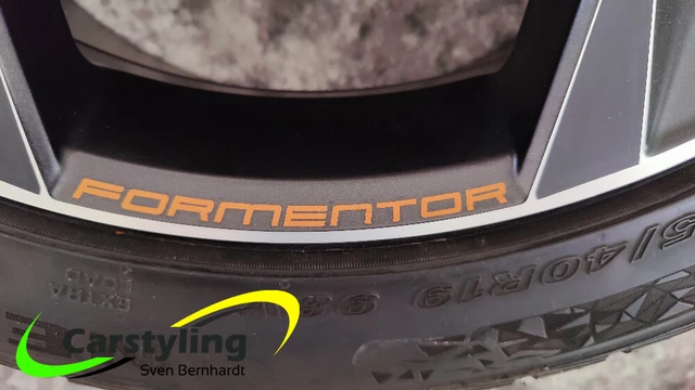 Waben Sticker Passend Für Cupra Formentor Schwarz Matt Kupfer Matt Oracal - Foto 6