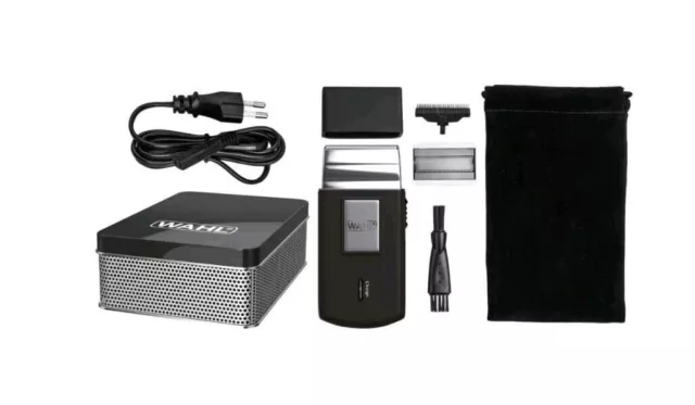 Wahl Rasoio Barba 3615 +Accessori Travel Shaver Ricaricabile