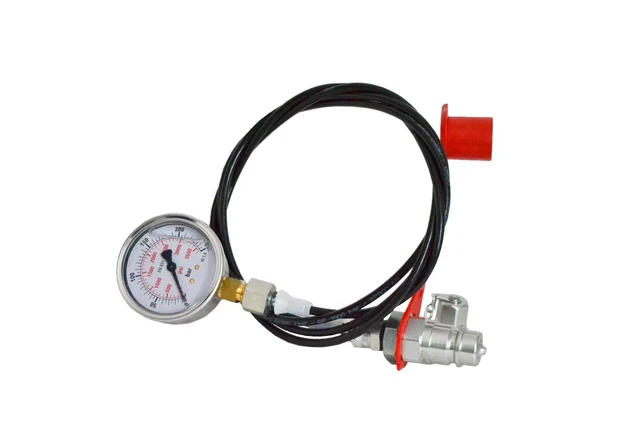 Hydrauliktester Hydraulik Manometer Set 250 - 600 bar Druckprüfer Hydrauliktester Hydraulik Manometer Set 250 - 600 bar Druckprüfer