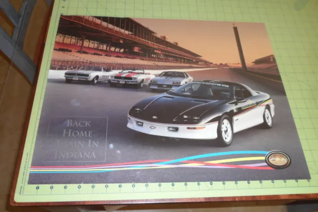 17"x22" 1993 1969 1982 Chevy Camaro Z-28 Indy 500 Pace Car Racing Poster
