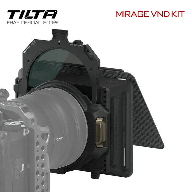 TILTA MIRAGE VND Kit Clampon Matte Box Filmkamera 4x5.6" W/95mm