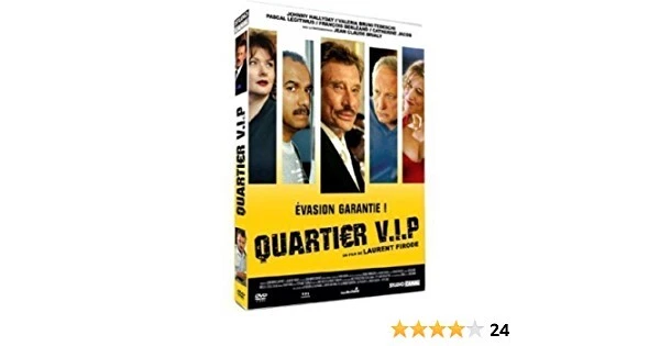 * DVD Johnny Hallyday Quartier VIP  pascal legitimus Catherine Jacob brialy