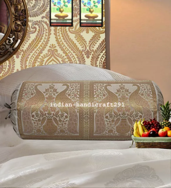 INDIAN BOLSTER COVER Mandala Pillow Cushion Cover Cylindrical