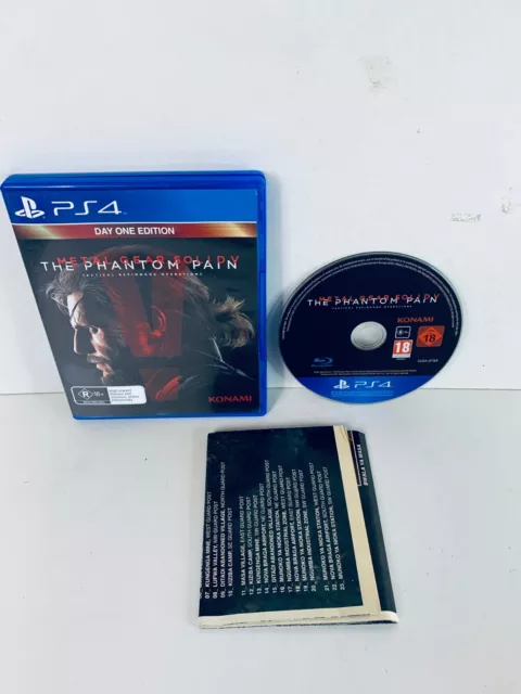 Ps4 Ps5 Metal Gear Solid Phantom Pain + Steelbook, Jogo de Videogame Sony  Usado 83270796