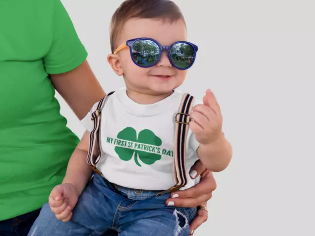 T-Shirt My First St Patrick's Day Kleinkind Kinder Baby Irish Ireland