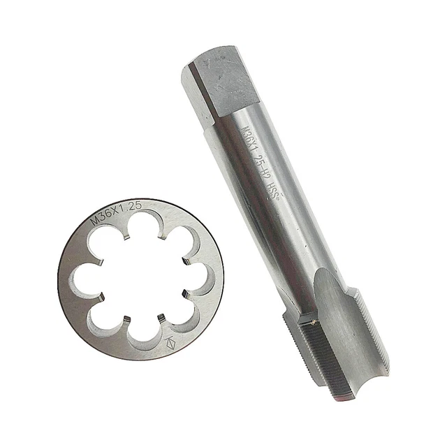 New M36X1.25mm Plug Tap and M36X1.25mm Die Threading Tool HSS