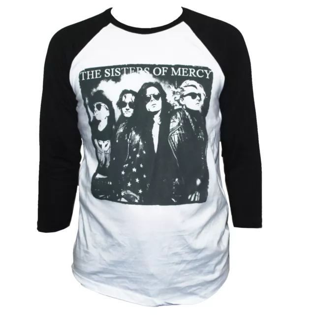 The Sisters Of Mercy New Wave Goth Rock T shirt 3/4 Sleeve Unisex S-XL