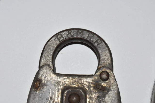 Boston and Maine Railroad Padlock WORKING OBSOLETE 2