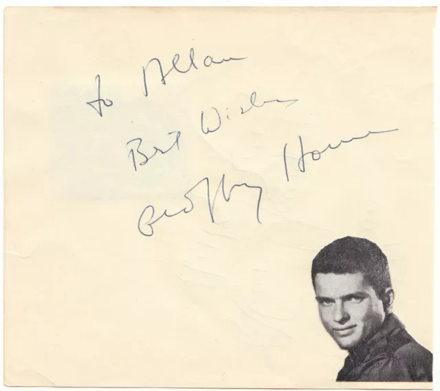 Geoffrey Horne Bridge River Kwai / Alan Young Mr Ed Rare Signed Album Page C0A
