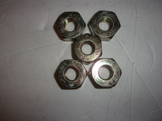 M Series Military Vehicle Left Hand Lug Nut  Ms51983-5 5310-01-045-3708 Set Of 5
