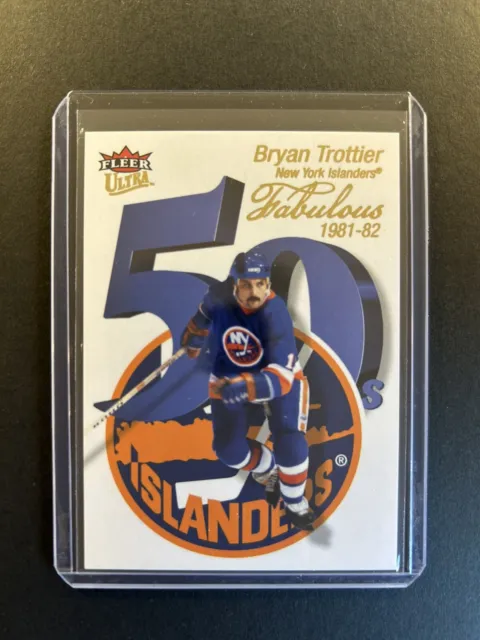 Bryan Trottier 2021-22 UD Fleer Ultra Fabulous 50’s #FF-23 New York Islanders