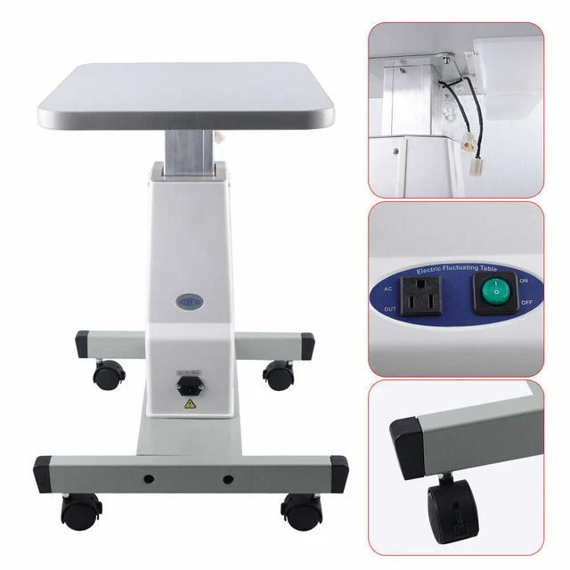Optical Motorized Power Table Ophthalmic Adjustable Instrument Table 40x48 Cm