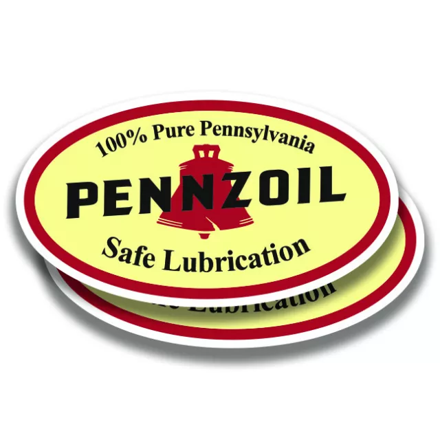 PENNZOIL DECAL Vintage Style 2 Stickers Bogo Car Bumper Truck 2 For 1
