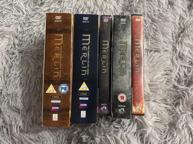 Merlin - Series 1 / 2 / 3 / 4 / 5 - Complete Series (DVD)