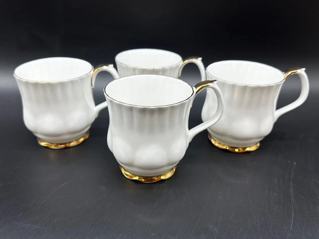 Royal Albert Val D'or Montrose Mugs(Set of 4) Bone China England