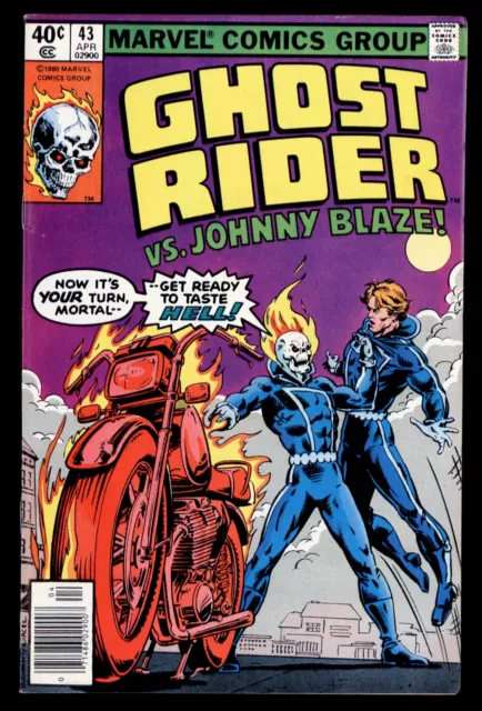 MARVEL comics -GHOST RIDER vs Johnny Blaze #43 * ungraded comic details scanned