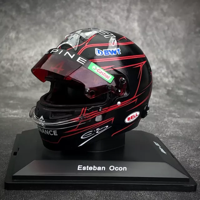 Spark 1/5 Helmet replica for 2023 Alpine BWT  F1 Team Racer Esteban Ocon 5HF096