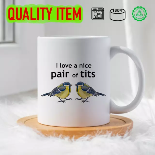 I love a nice pair bird watcher funny novelty 11oz printed tea coffee gift mug