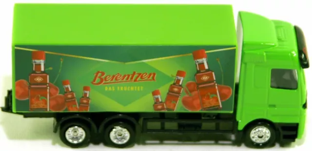 Werbetruck MB Actros " Berentzen Wildfruchtlikor " - Koffer LKW in OVP 1:87