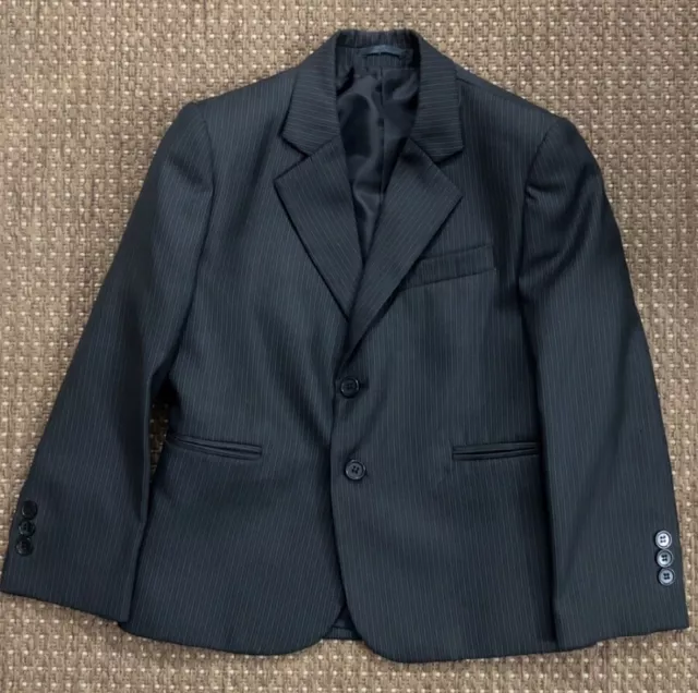 Boys 3 Piece Suit Age 7 Years Cocktail Collection Pin Stripe NEW WITHOUT TAGS 2