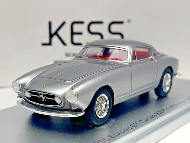 Ferrari 250 Europa GT Coupé S2 Pininfarina 1955 – KESS Model 1/43, Bleu, Collection