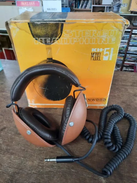 Vintage Kenwood KH-51 Stereo Headphones