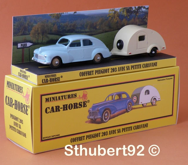 CAR-HORSE PEUGEOT D3A D4a fourgon Piles Wonder style Dinky fin stock EUR 59,00 - FR
