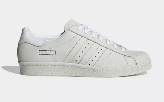 ADIDAS SUPERSTAR 80S DB2685 homme taille 11 blanc nuageux blanc