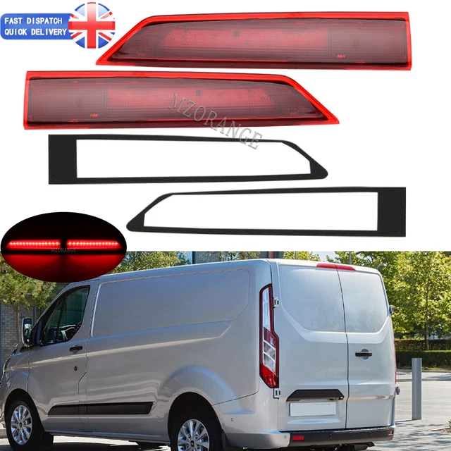 HIGH LEVEL REAR 3rd Brake Light For Ford Transit Tourneo Custom Barn Door 2012+ £22.69 PicClick UK