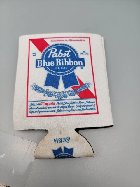 New PBR Pabst Blue Ribbon 12oz Can Koozie