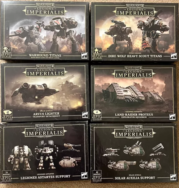 Warhammer 30K Legions Imperialis epischer Warhound Titan Heavy Scout Arvus UND MEHR