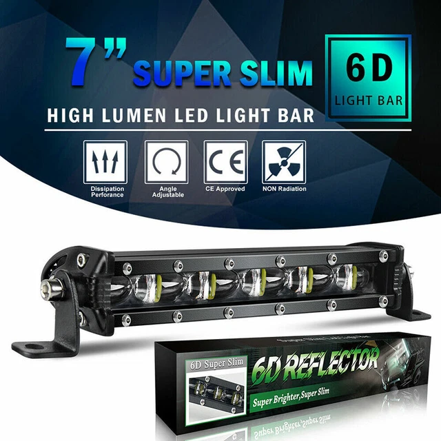 Barra luminosa di lavoro LED 8 pollici 480 W fascio faretto antiriflesso fuoristrada 4WD SUV nebbia guida.H7