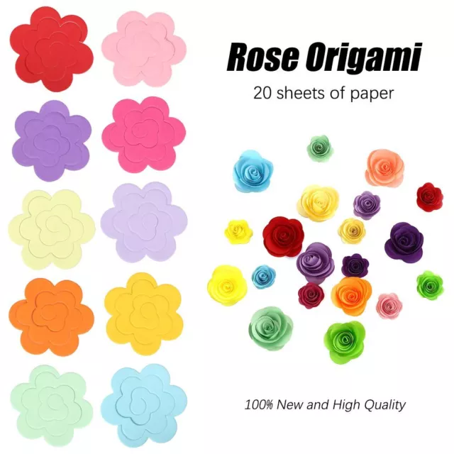 Partially Prepared Products Rose Origami Craft Paper Origami Art Paper Folding