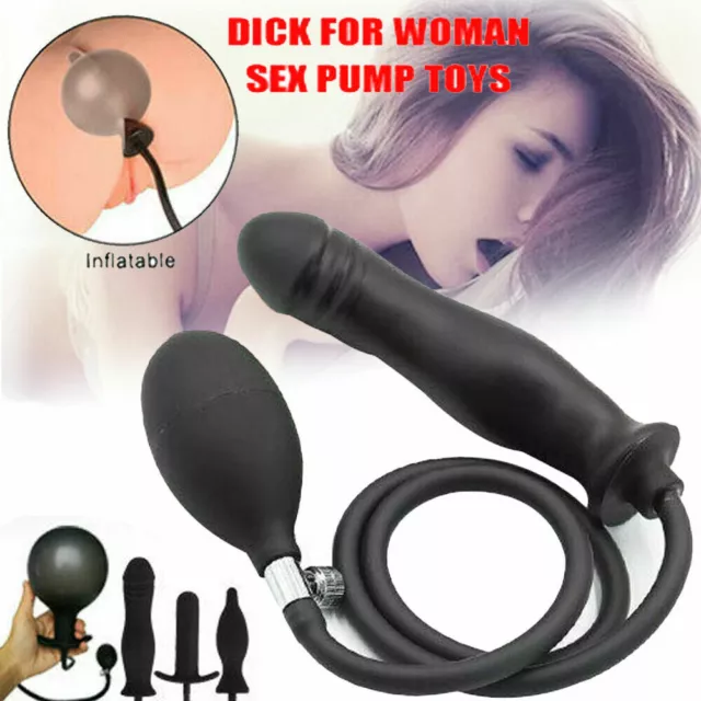 Waterproof-Extra-Large-Inflatable-Anal-Butt-Plug-Huge-Men-Women-Toy
