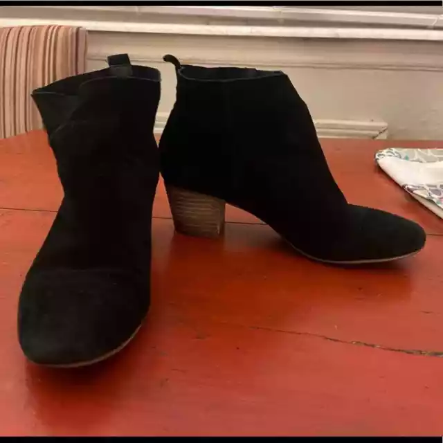 STEVE MADDEN SUEDE HARBER BOOTIE size 6.5