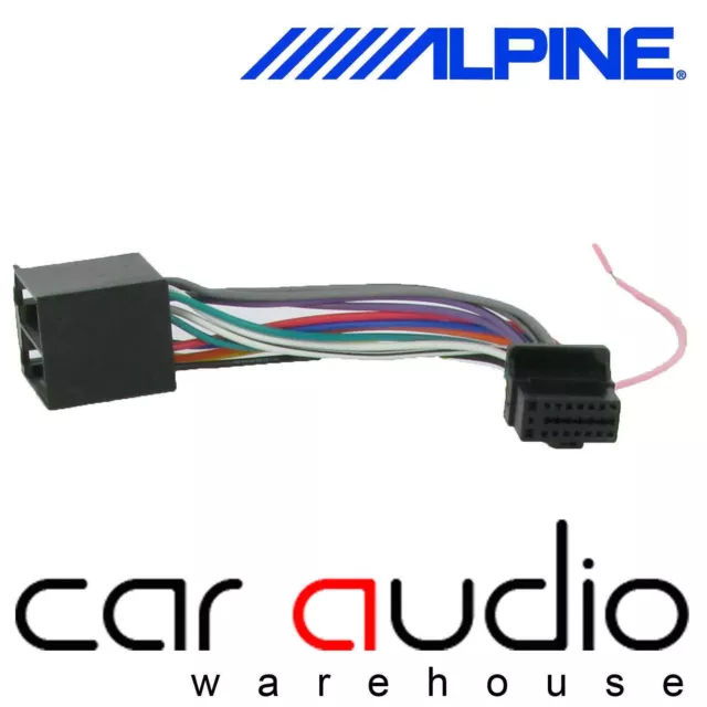 Alpine 16 Pin ISO Head Unit Replacement Car Stereo Radio Wiring Harness CT21AL01