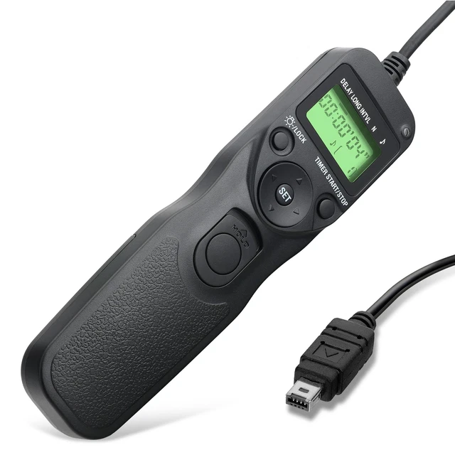 Nikon MC-36A Telecomando Con Timer – Ufficiale, Per Fotocamera Reflex, Nero