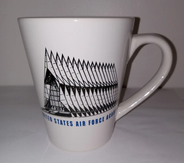 AIR FORCE ACADEMY Coffee Mug White Blue Rare AFA 12.08 PicClick