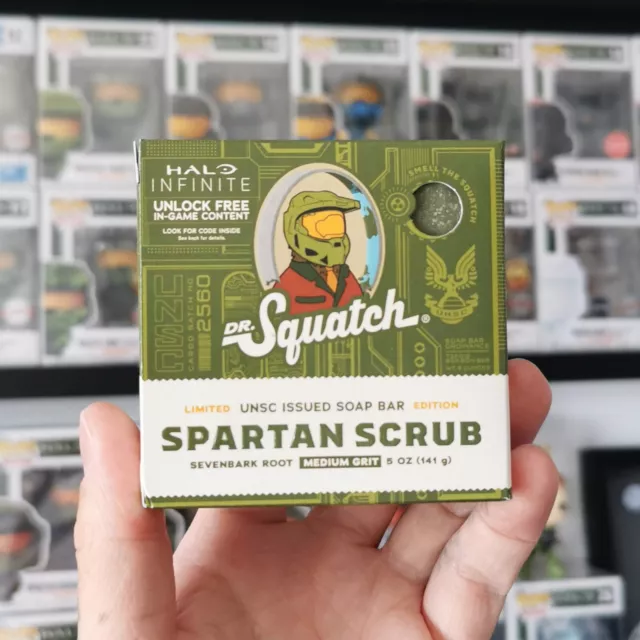 Dr. Squatch x Halo - Rare, Limited Edition 'Spartan Scrub & Shield' Soap &  Deo